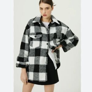 Storets - Taylor Checkerboard Teddy Shacket